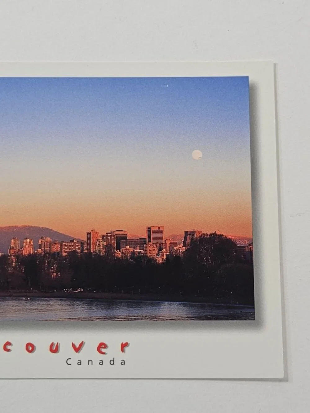 Vancouver's Snowy Skyline Canada Postcard